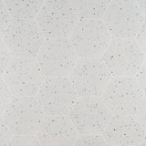 Six Hexagon Multi White Matte Porcelain Tile - 12.5" Terrazzo Look