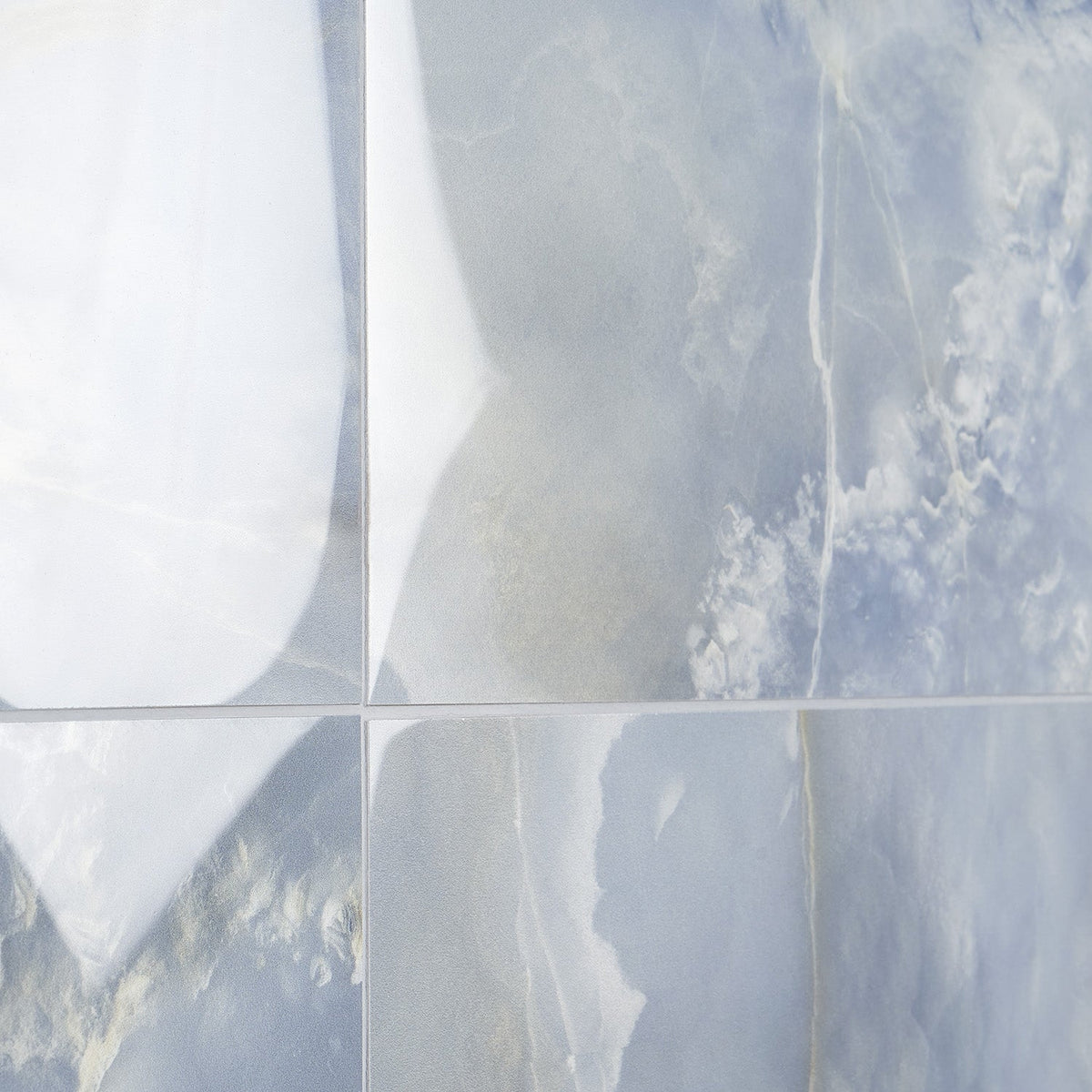 Tilebar Lumina Onyx Caspian Blue 24x24 Polished Porcelain Tile