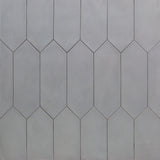 Aliante Dark Gray 4x12 Picket Matte Porcelain Tile - Lux Tile