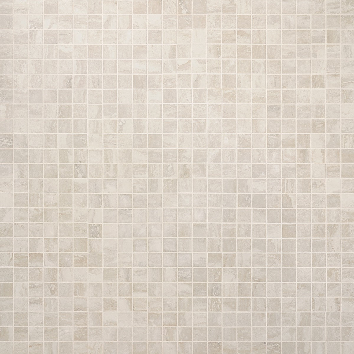 Basic Travertine Beige & Cream 2x2 Matte Porcelain Mosaic Tile