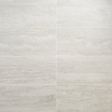 Basic Travertine Cotton White 12x24 Matte Porcelain Tile - Lux Tile