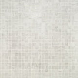 Basic Travertine Cotton White 2x2 Matte Porcelain Mosaic Tile