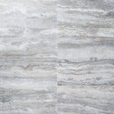 Lux Tile Travertine Sky Blue 12x24 Matte Porcelain Tile