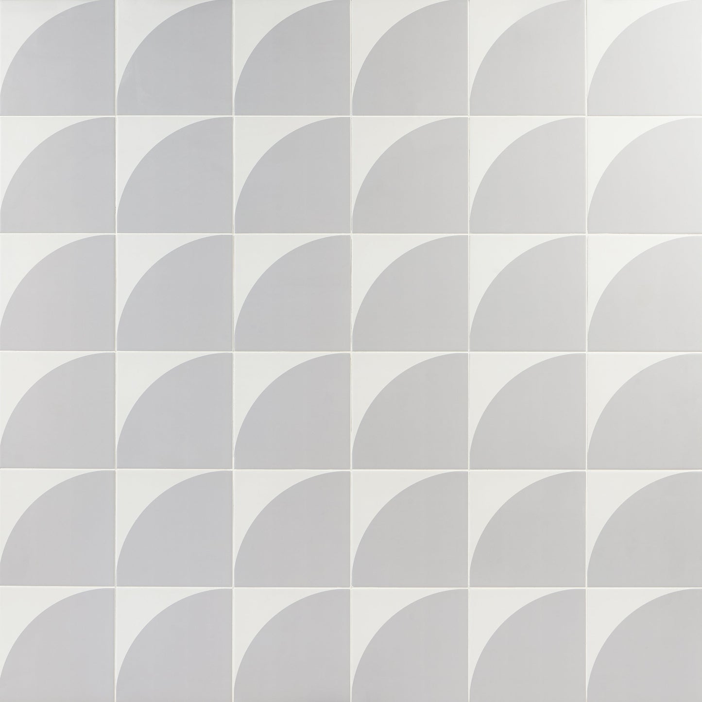 Stacy Garcia Maddox Deco Cool Gray 8x8 Matte Porcelain Tile