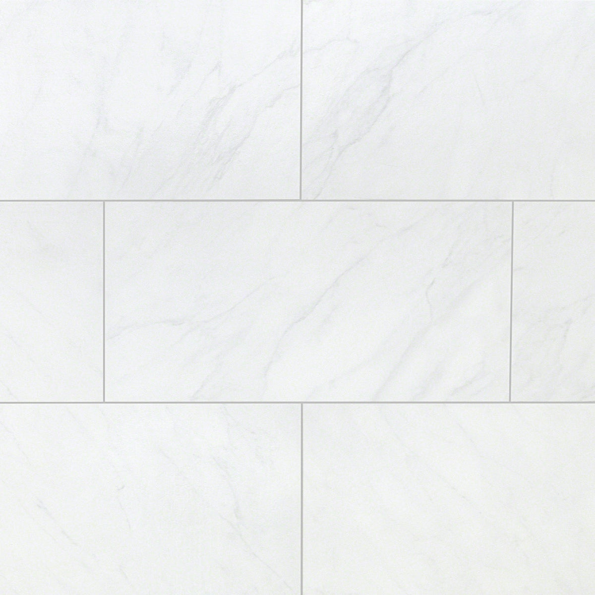 Belvedere Bianco White 15x30 Semi-Polished Porcelain Tile