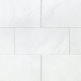 Belvedere Bianco White 15x30 Semi-Polished Porcelain Tile