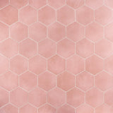 HexArt Rose Pink 8" Hexagon Matte Porcelain Tile - Lux Tile