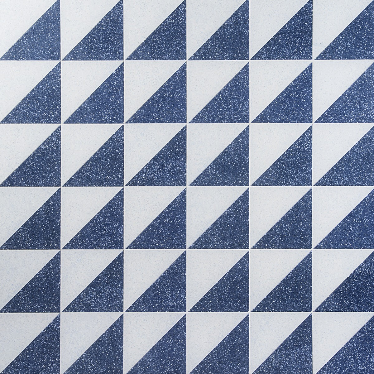 Art Geo Terrazzo Dos Blue 8x8 Matte Porcelain Tile by Elizabeth Sutton