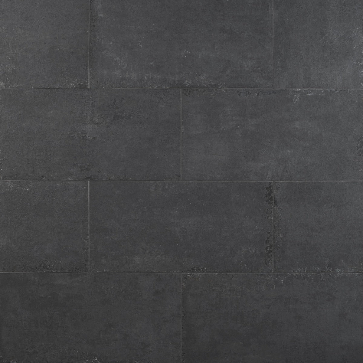Lux Tile Portrait Black Matte Porcelain Tile 12x24
