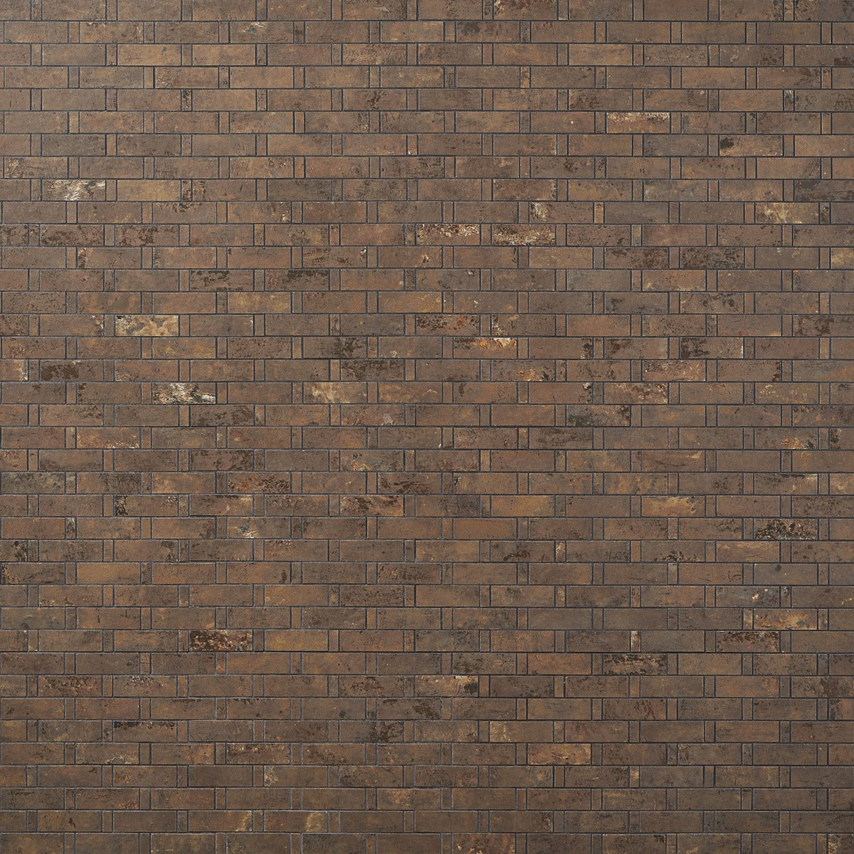 Portrait Copper Weave Matte Porcelain Mosaic Tile - Lux Tile