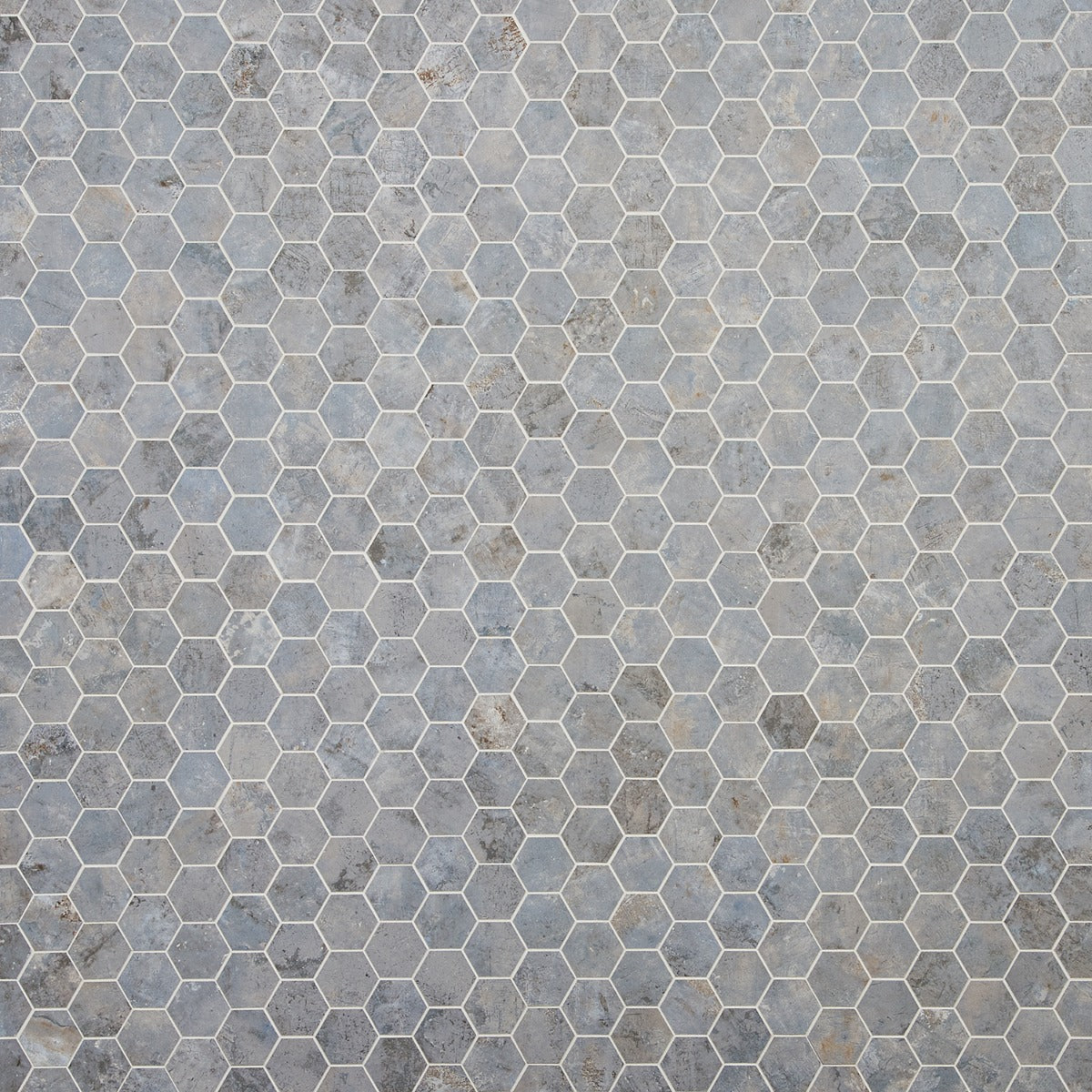 Portrait Ocean Blue 2" Hexagon Matte Porcelain Mosaic Tile - Lux Tile