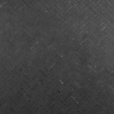 Lux Tile Portrait Black Herringbone Matte Porcelain Mosaic Tile