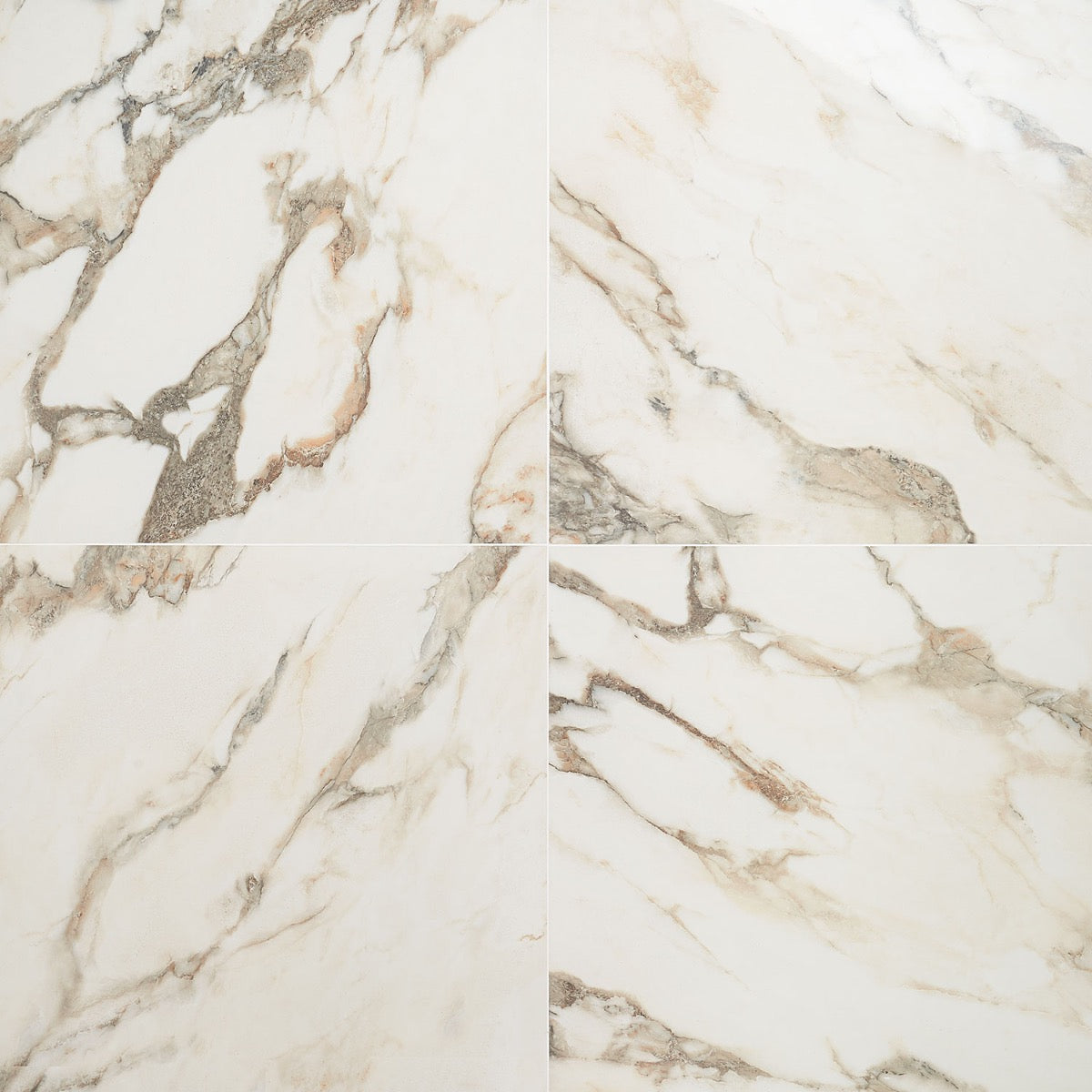 DreamStone Calacatta Rustico Polished Porcelain Tile - 24x24