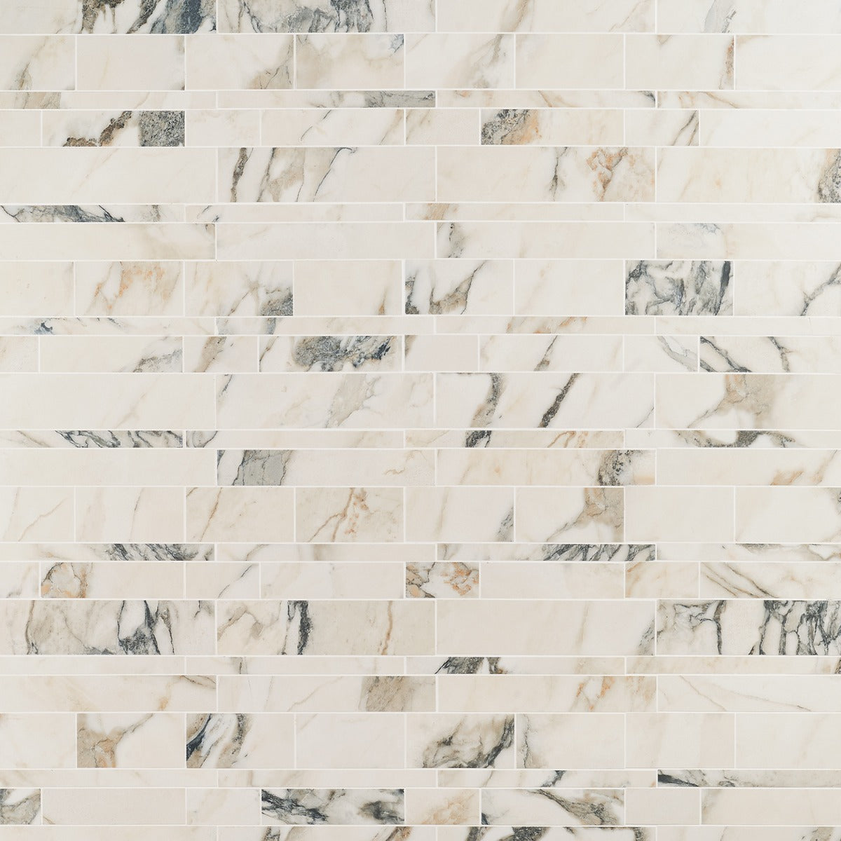 Dreamstone Calacatta Rustico Beige Railroad Matte Porcelain Mosaic Tile