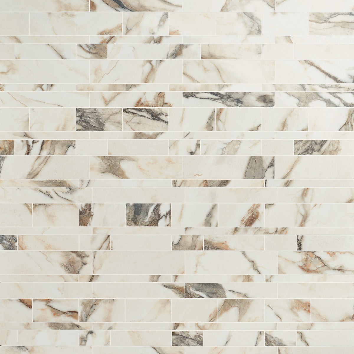 Dreamstone Calacatta Rustico Polished Porcelain Mosaic Tile