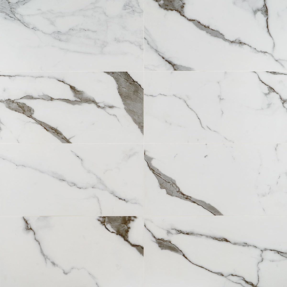 DreamStone Statuario Valley Matte Porcelain Tile 12x24 - Lux Tile