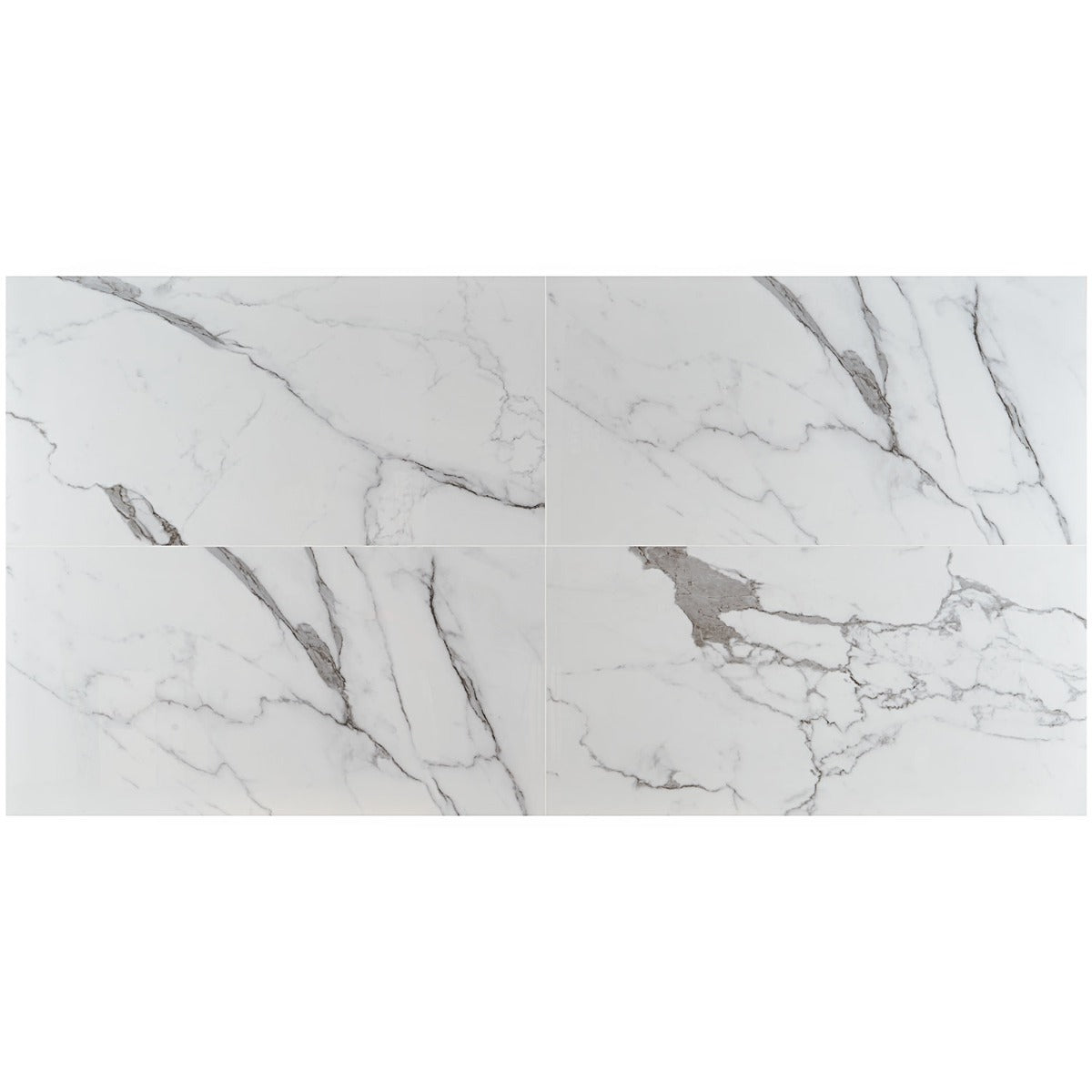 DreamStone Statuario Valley 24x48 Polished Porcelain Tile - Lux Tile