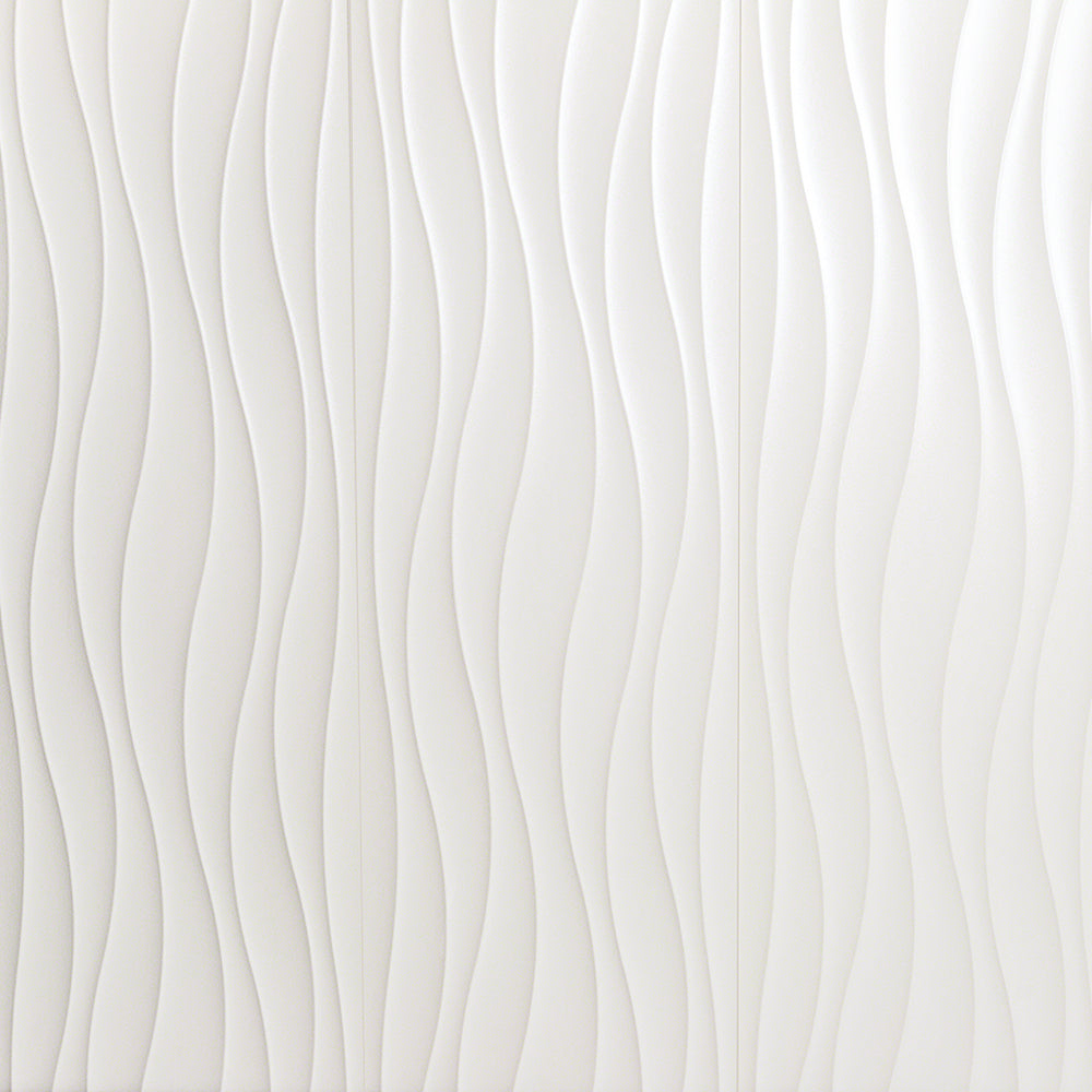 Whistler Slalom White 12x36 Semi-Polished Ceramic Wall Tile