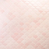 Highwater Rose Pink 5" Fish Scale Polished Ceramic Wall Tile