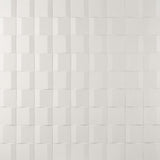Zeal Edge 3D White 5x5 Matte Porcelain Tile - Lux Tile