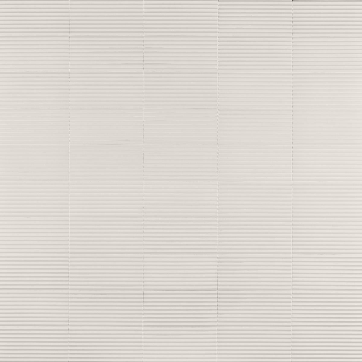 Zeal Linear 3D Matte Porcelain Tile - 5x10 White