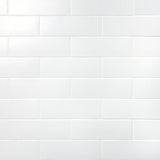 London White 3x9 Matte Ceramic Subway Tile for Walls