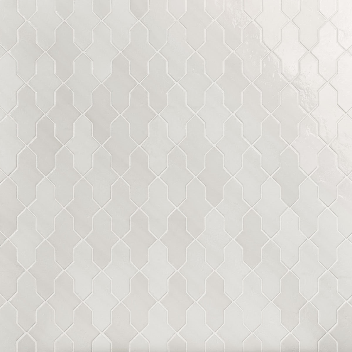 Lux Tile Parma Cruz White 5x8 Polished Porcelain Tile