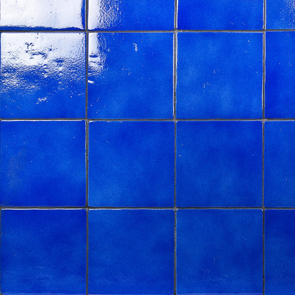 Cavallo Poseidon Blue 7x7 Glossy Porcelain Tile - Lux Tile