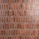 Corali Canyon Terracotta 3x9 Textured Matte Ceramic Tile by Lux Tile