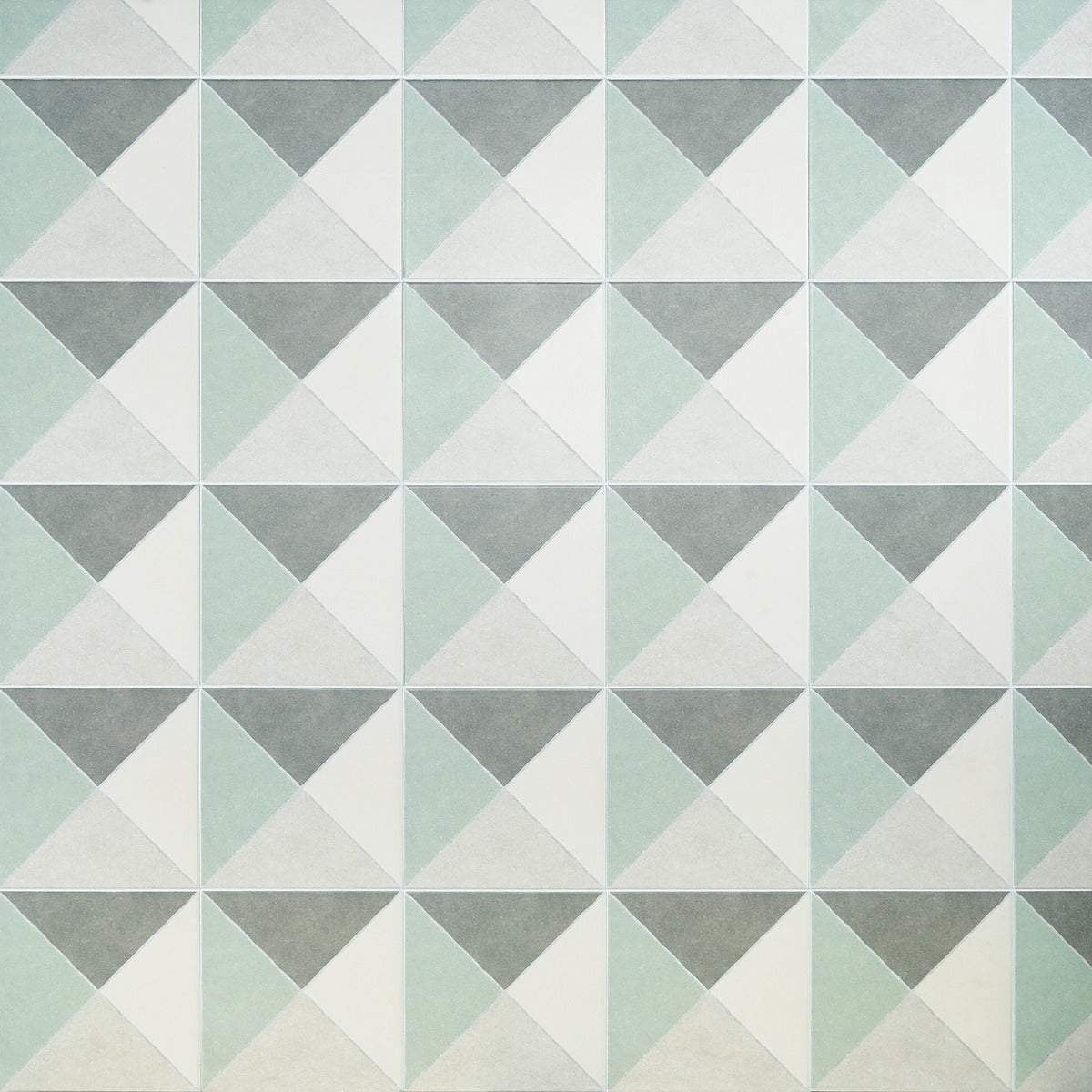 Auteur Plaid Sage Green 9x9 Matte Porcelain Tile