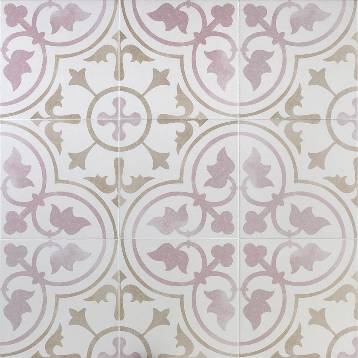 Bella Tate Beige 9x9 Matte Porcelain Tile for Walls and Floors