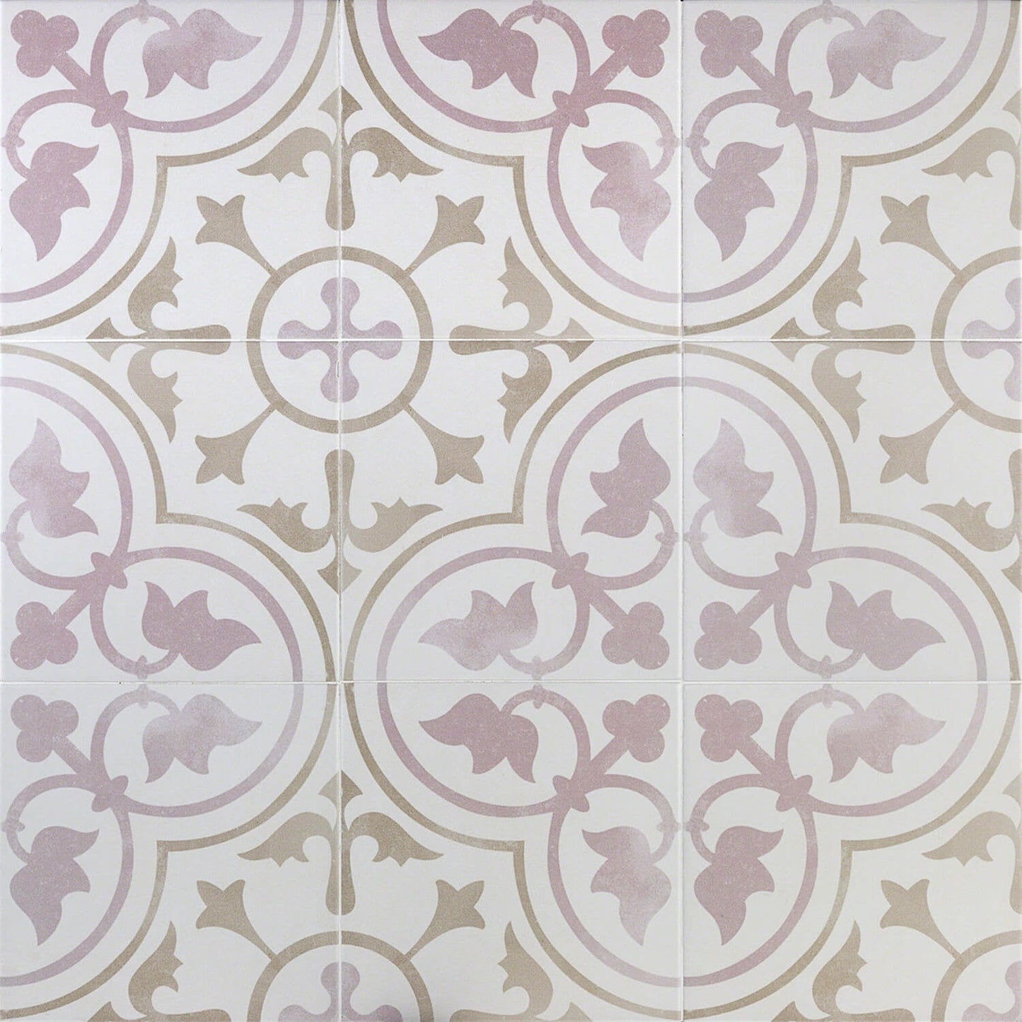 Bella Tate Beige 9x9 Matte Porcelain Tile for Walls and Floors
