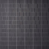 Division Antracite Black 8x16 Fluted Matte Ceramic Wall Tile