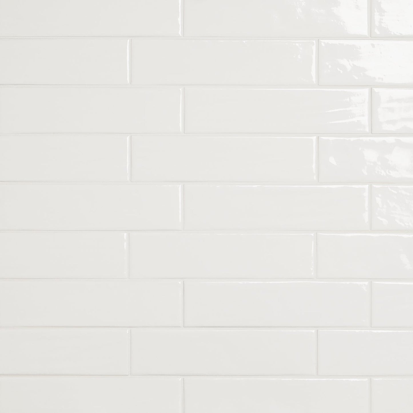 Chance White 2x10 Glossy Ceramic Subway Tile for Walls
