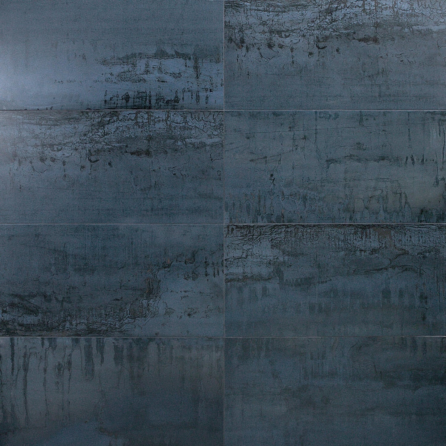 Angela Harris Inspira Metallic Blue 12x24 Matte Porcelain Tile