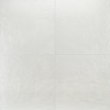 Rethink Plaster White Matte Porcelain Tile - 24x24, Made in Italy