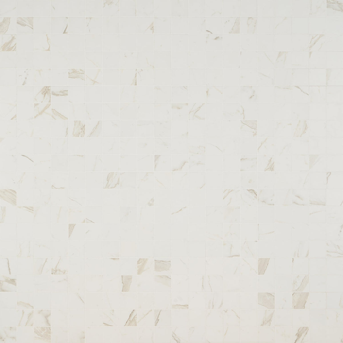 Versilia Calacatta Oro Matte Porcelain Mosaic Tile - Lux Tile
