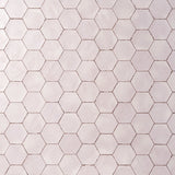 Sasha Hex Rose Pink Matte Porcelain Tile - 6" Hexagon