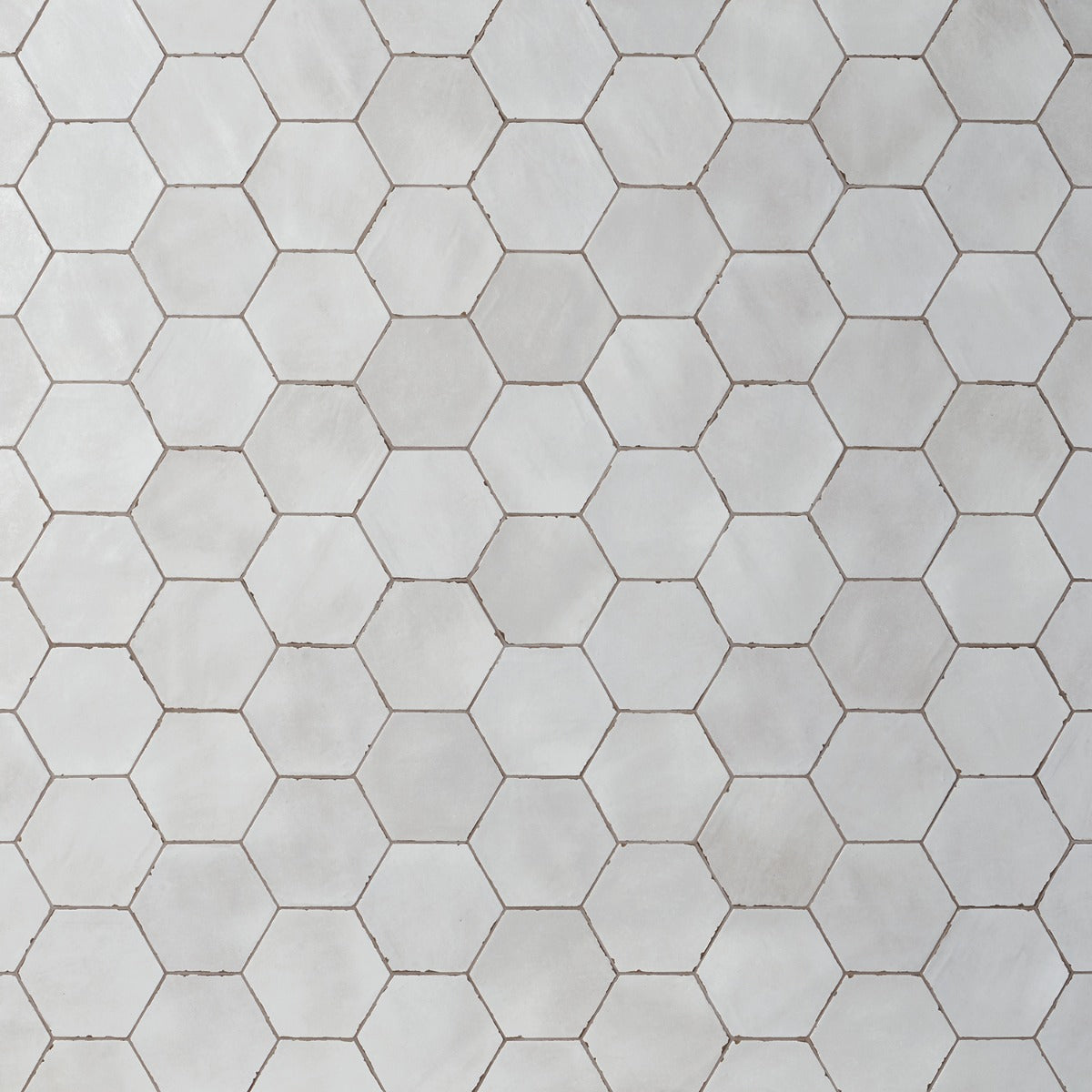 Lux Tile Sasha Hex Gray Matte Porcelain Tile 6"