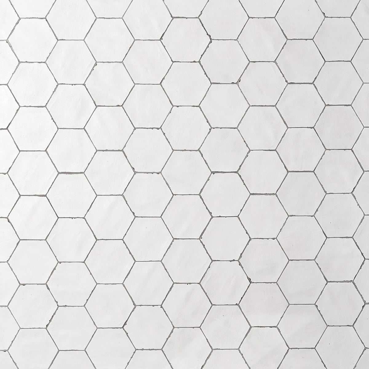 Sasha Hex White Matte Porcelain Tile - Lux Tile