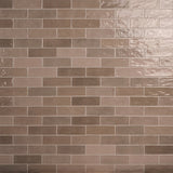 Portmore Taupe 3x8 Glazed Ceramic Tile - Lux Tile