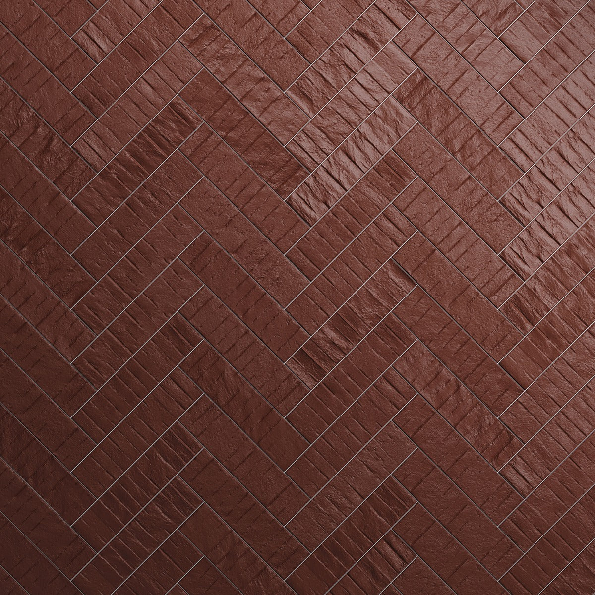 Lux Tile Rework Burgundy Matte Porcelain Subway Tile 3x12
