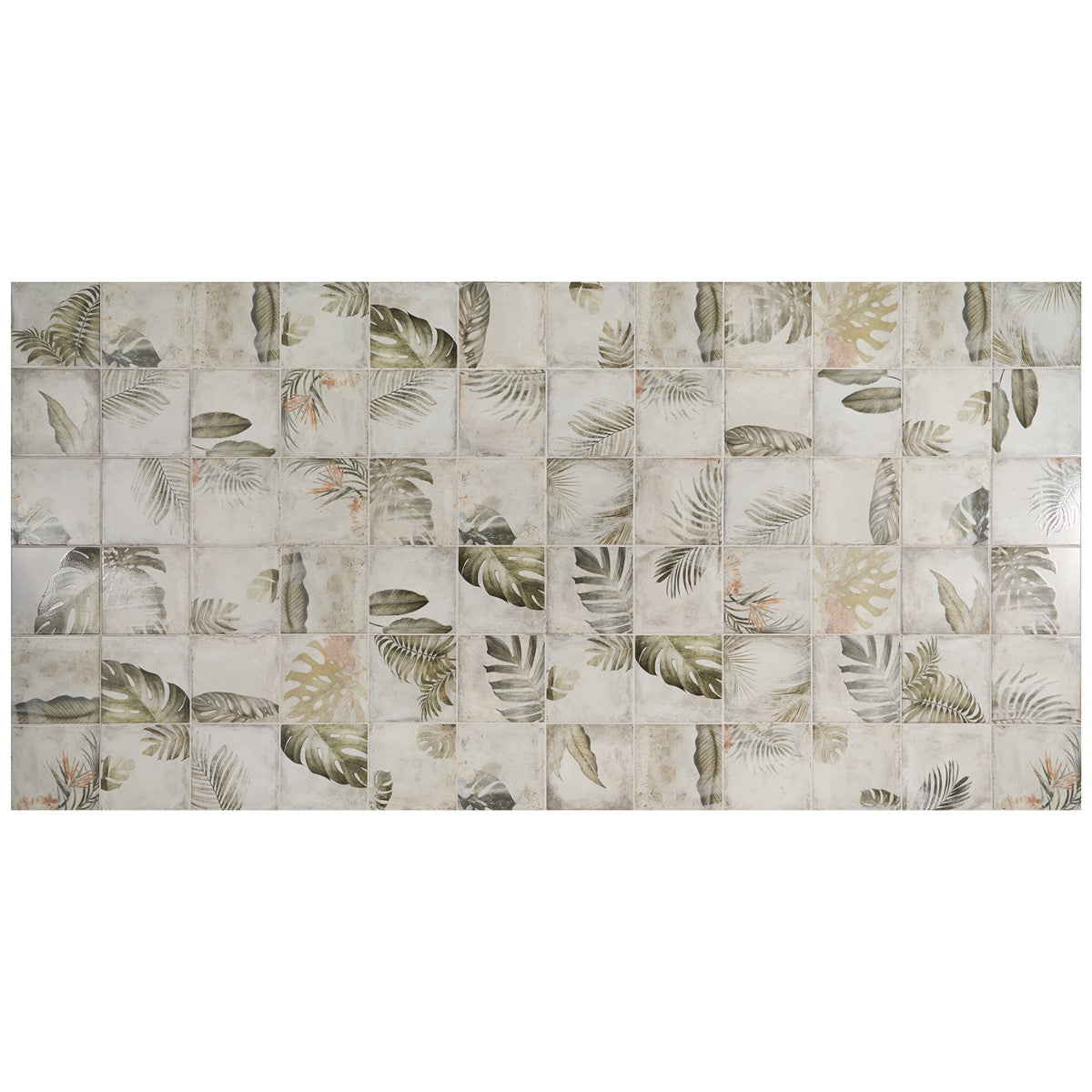Angela Harris Wilder Light Deco 8x8 Matte Ceramic Tile
