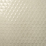Brookline Triangle Celadon Green 4" Glossy Ceramic Mosaic Tile by Lux Tile