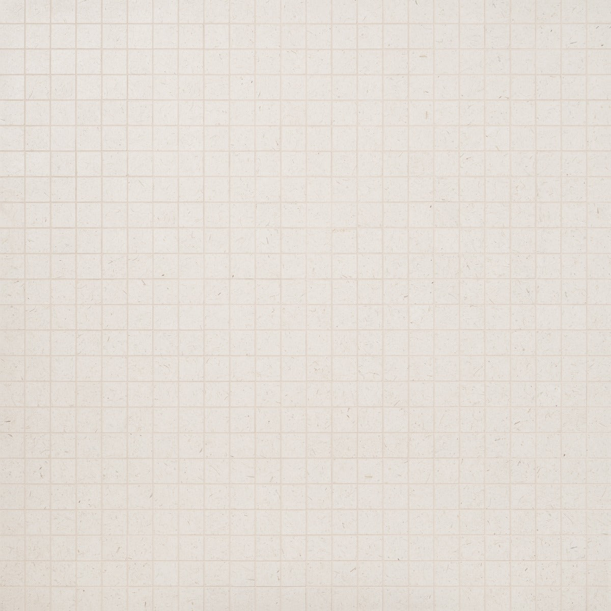 Hikari Paper Cream 2x2 Matte Mosaic Tile - Porcelain, Japandi Design