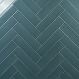 Colorplay Emerald Green 4.5x18 Crackled Glossy Ceramic Tile by Lux Tile