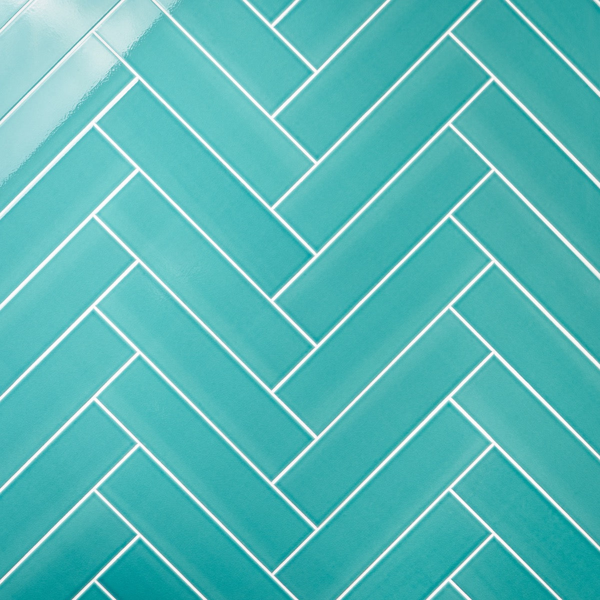 Colorplay Teal Green 4.5x18 Crackled Glossy Ceramic Tile by Lux Tile