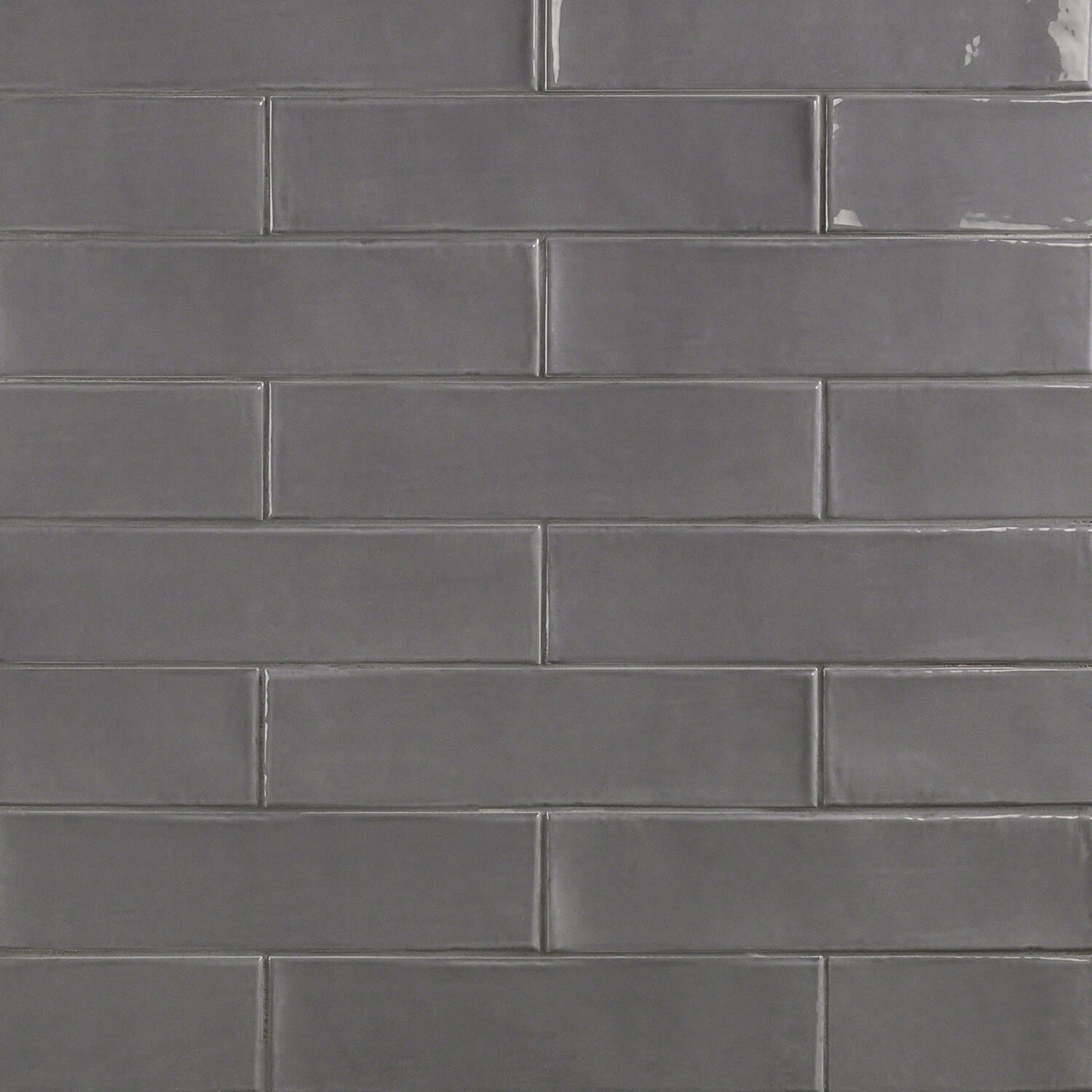 Manchester Charcoal Gray 3x12 Glossy Ceramic Subway Tile