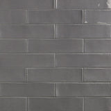 Manchester Charcoal Gray 3x12 Glossy Ceramic Subway Tile