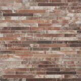 English Brick Red 2x18 Matte Porcelain Tile - Rustic Charm